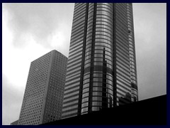 Central skyscrapers